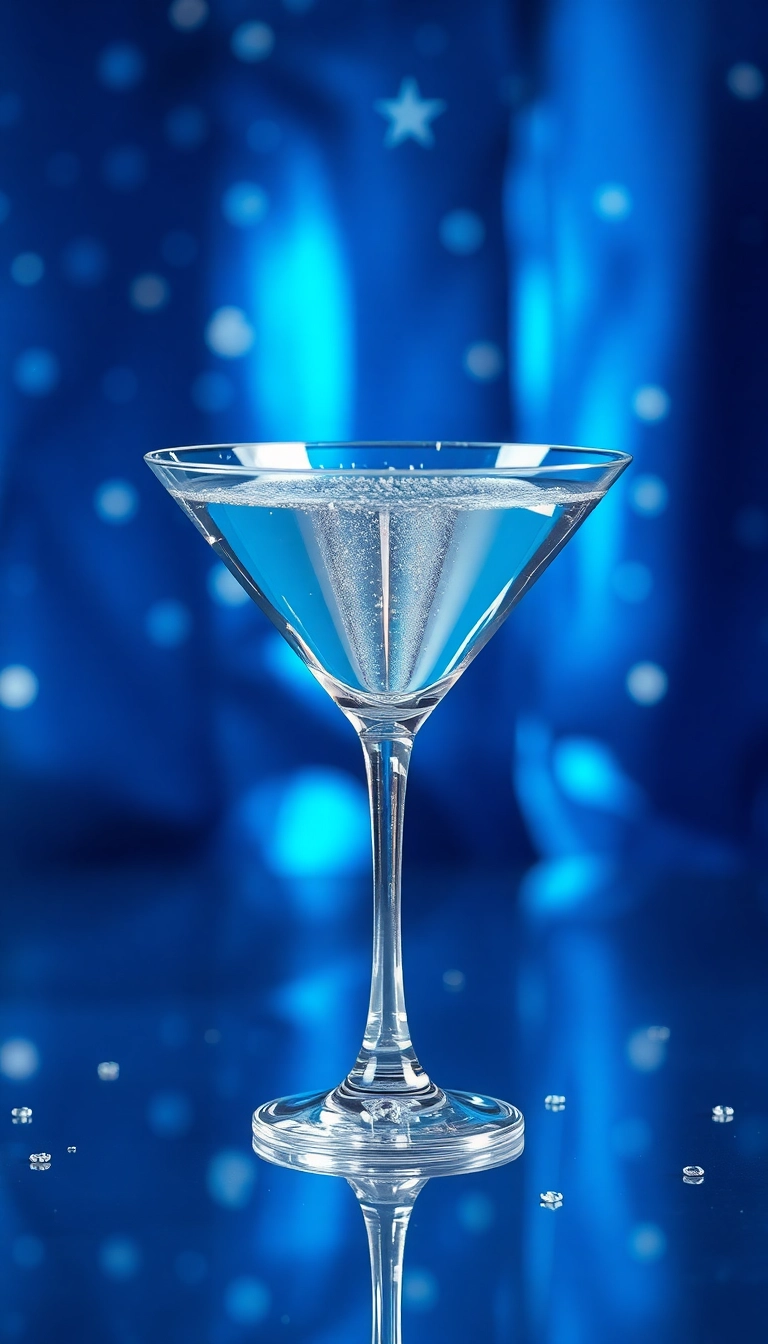 HD iPhone Glamorous Cocktail Glass Sleek Background Royalty-Free Image